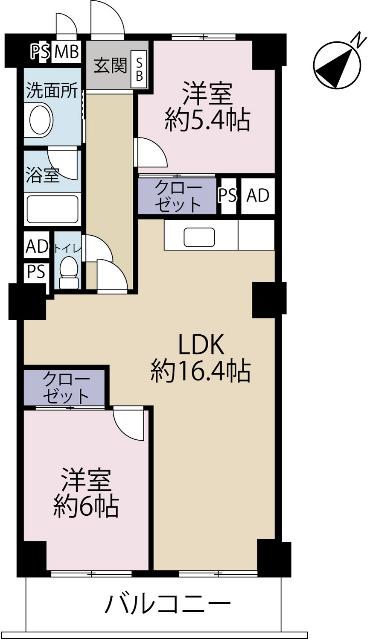 間取図です