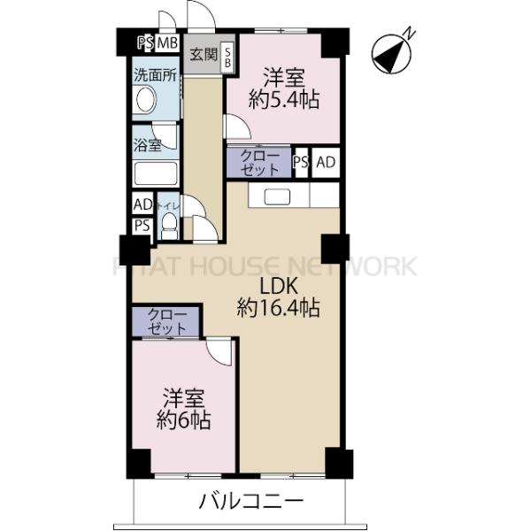 間取図です