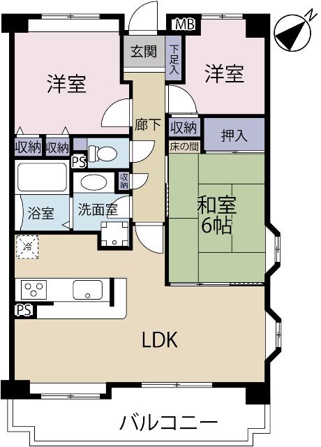 間取り図です