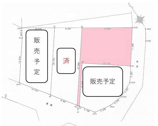 区画図です