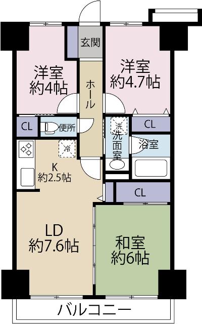 間取図です
