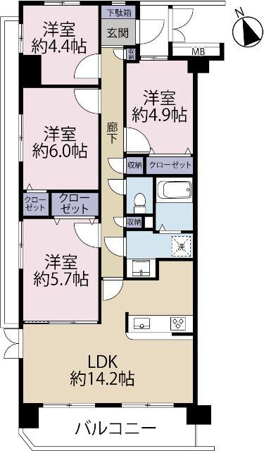 間取り図です