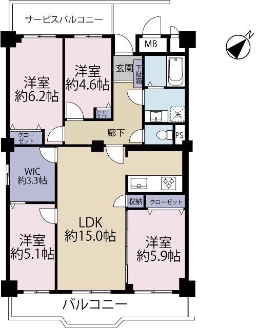 間取り図です