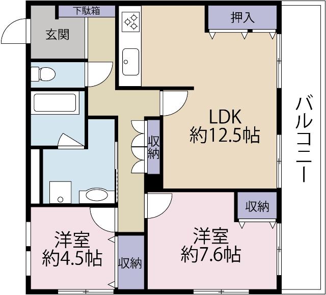 間取図です