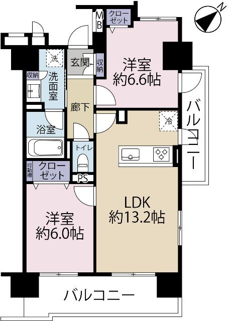 間取図です