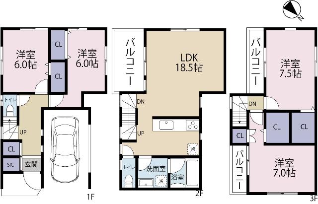 間取図です