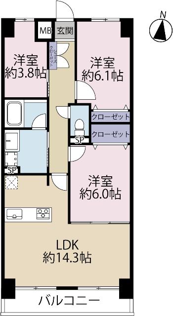 間取り図です