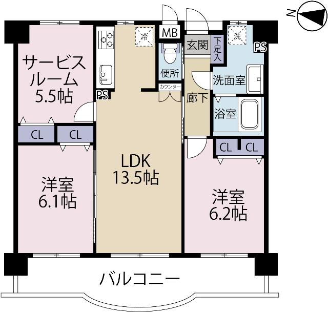 間取り図です