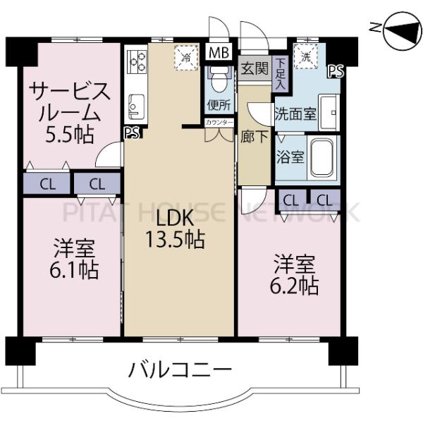 間取り図です