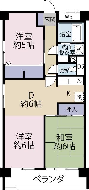 間取図です