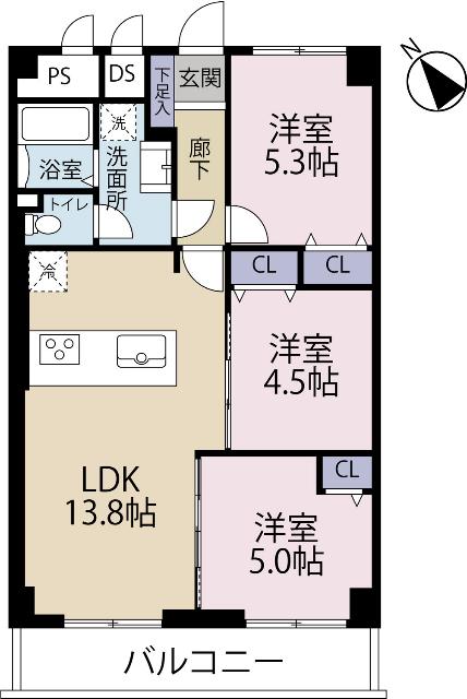間取り図です