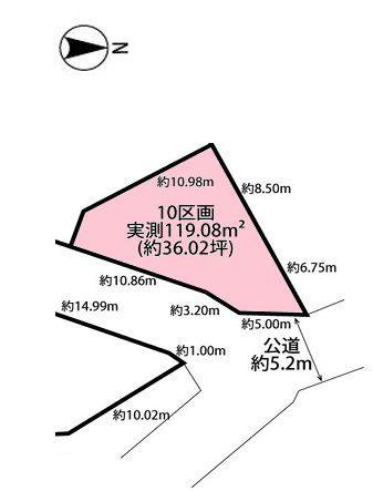 区画図です