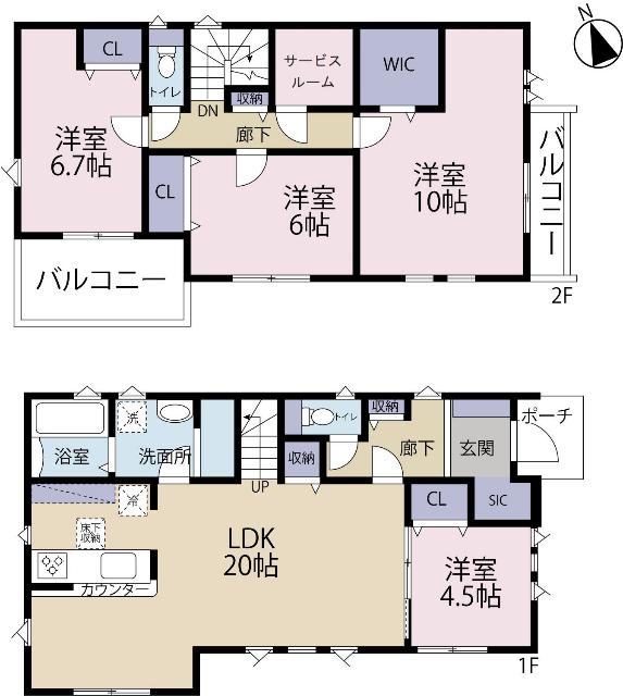 間取図です