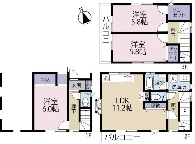 間取図です