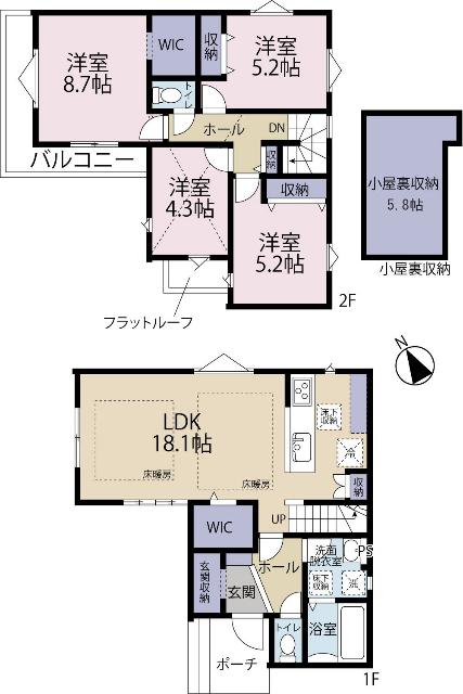 間取り図です