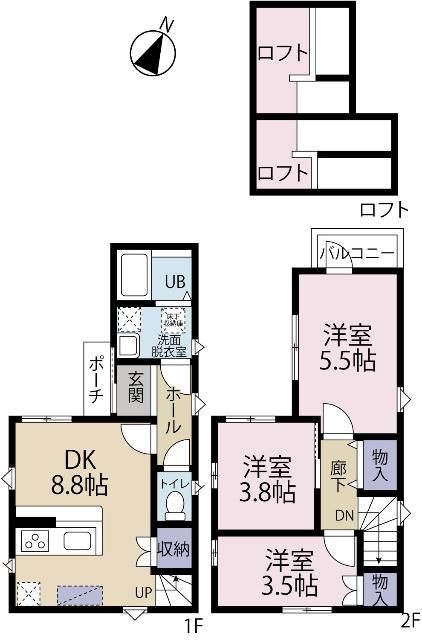 間取り図です