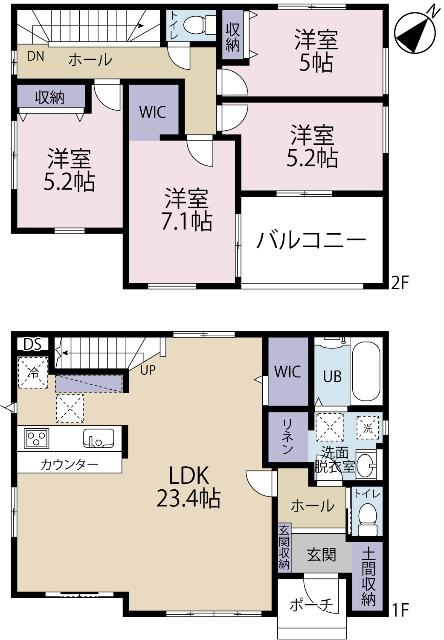 間取り図です