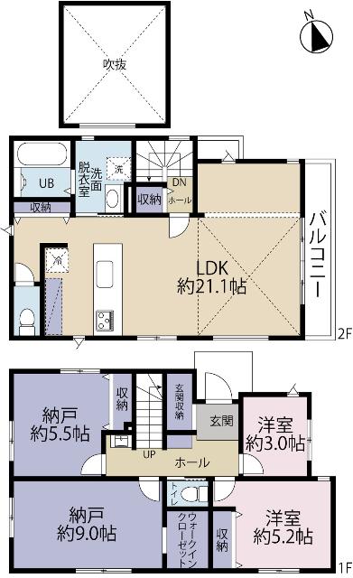 間取図です