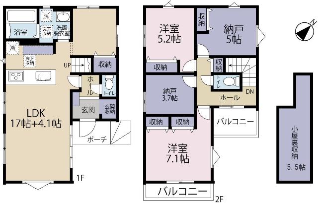 間取図です