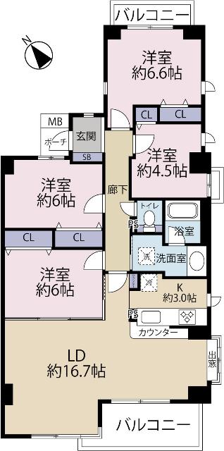 間取図です