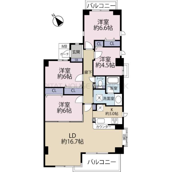 間取図です