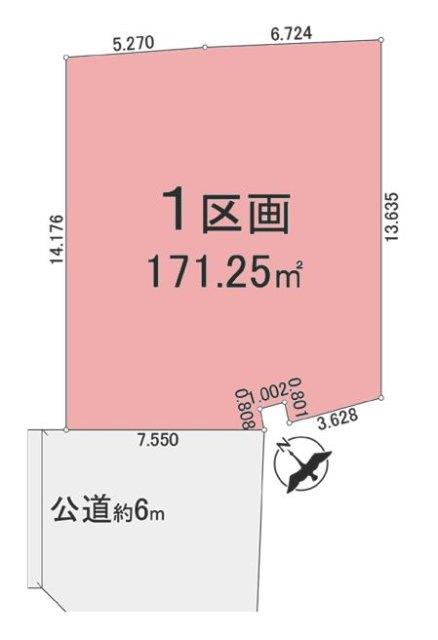 区画図です