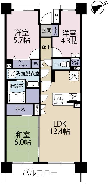 間取図です
