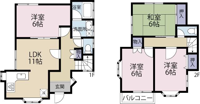 間取り図です