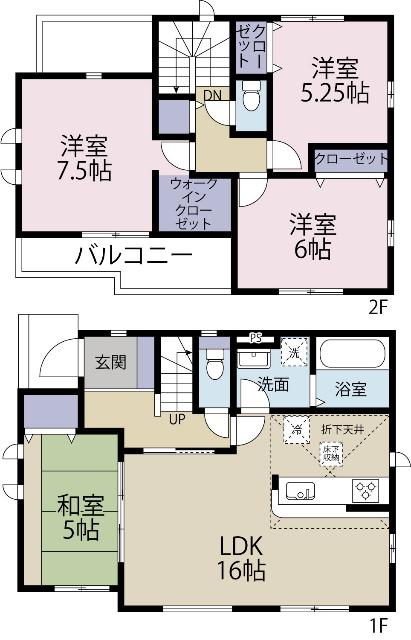 間取図です