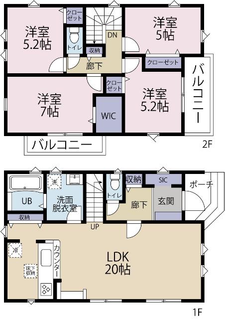 間取図です