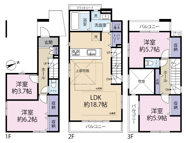 間取図です