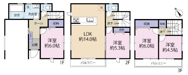 間取図です