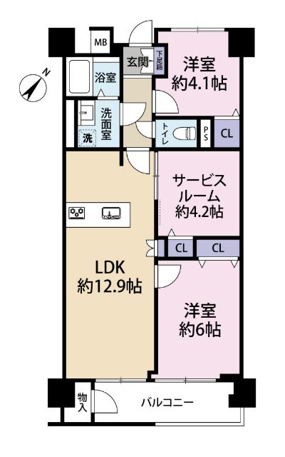 間取図です