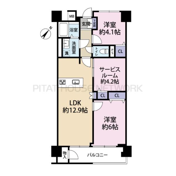 間取図です