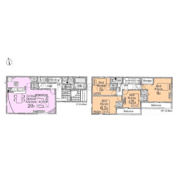 間取り図です