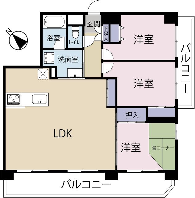 間取図です