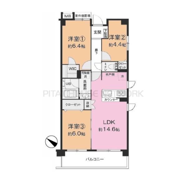 間取図です