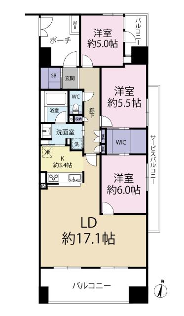 間取り図です