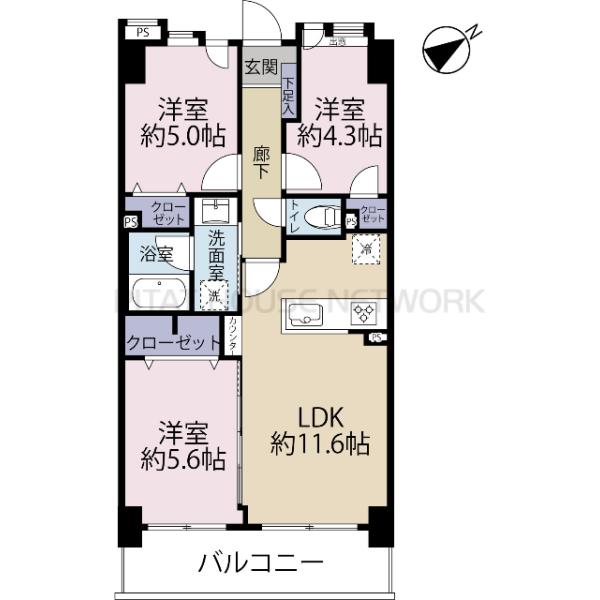 間取り図です