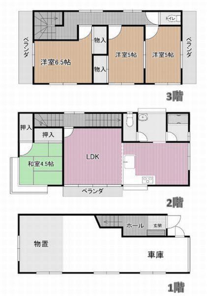 間取図です