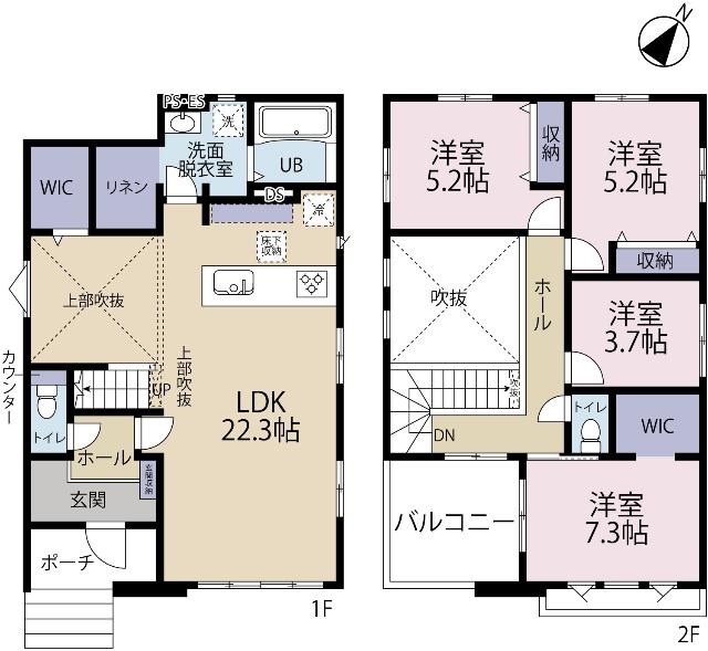 間取図です