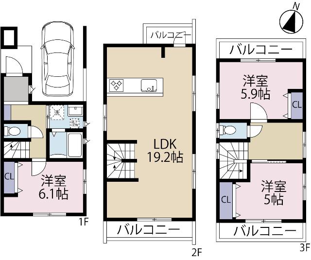 間取り図です