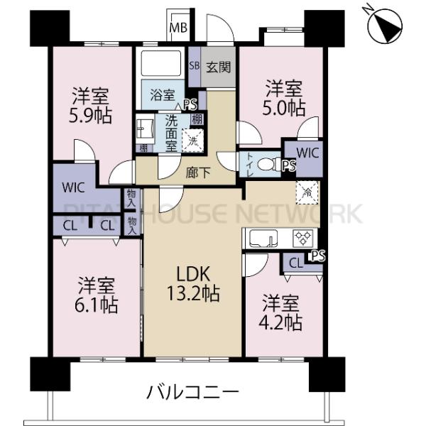 間取り図です