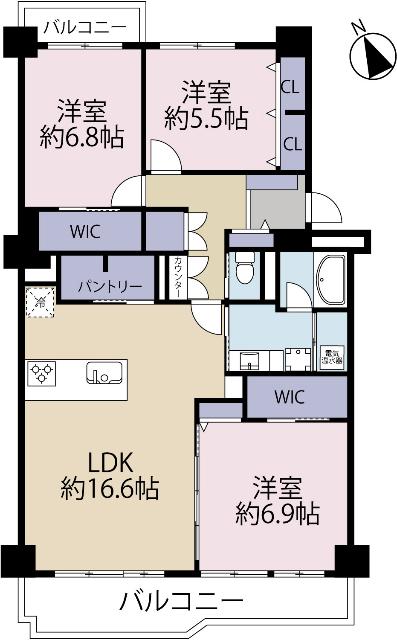間取図です