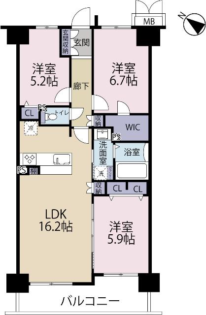 間取り図です