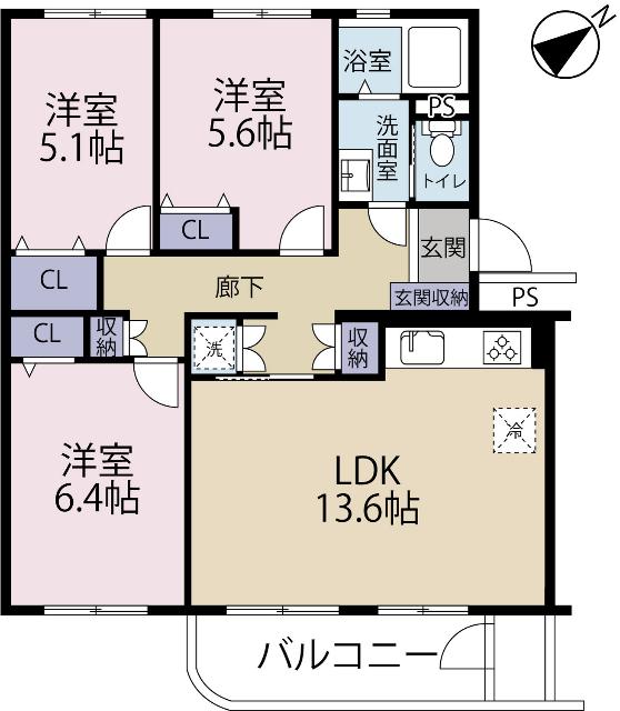 間取り図です