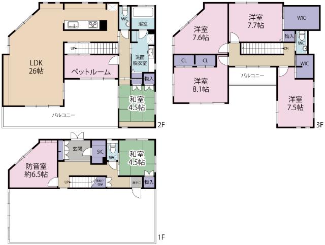間取り図です