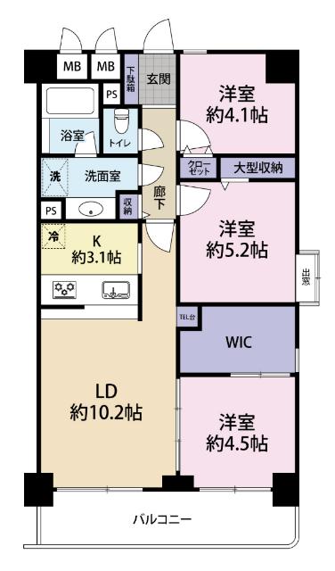 間取図です