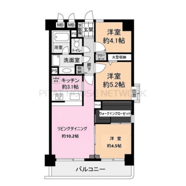 間取図です