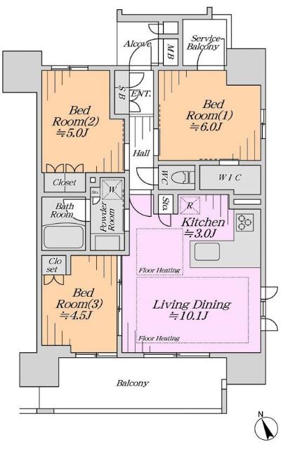 間取り図です